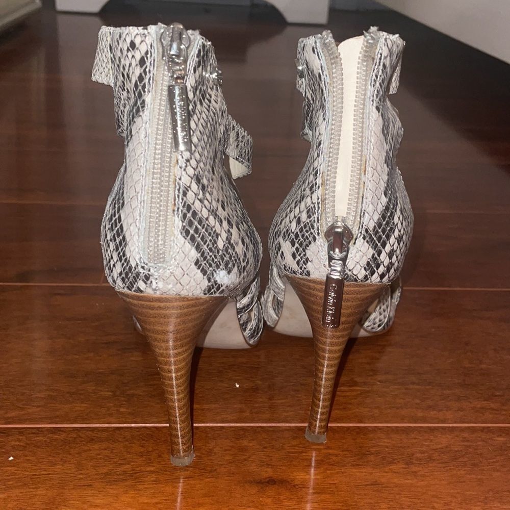 Calvin Klein Python strappy heels - Picture 4 of 15